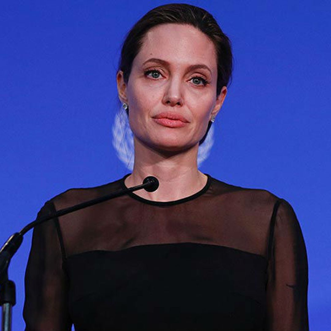 Angelina Jolie lectures at London School of Economics - and was a big hit with the students!