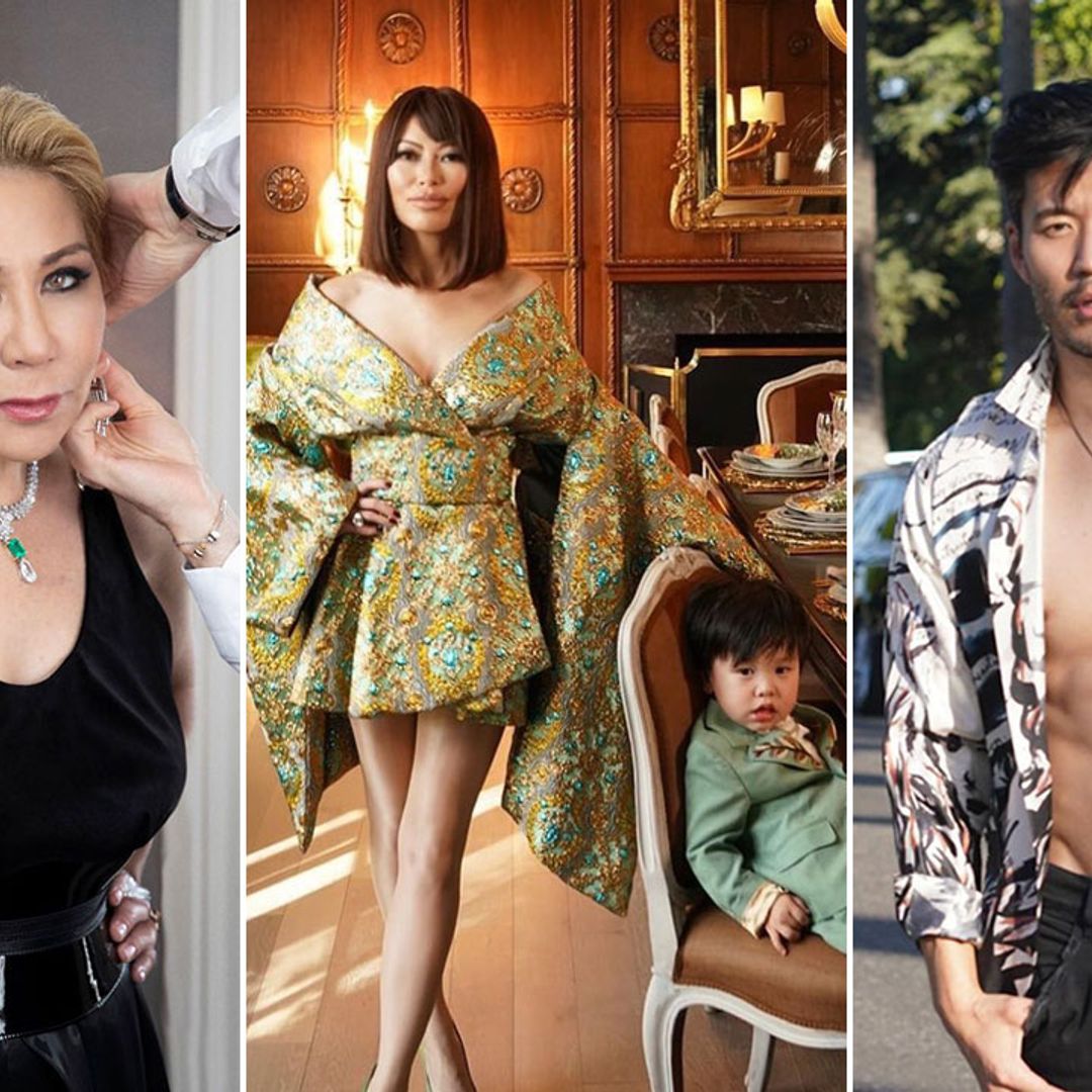 Bling Empire cast with Kevin Kreider, Christine Chiu & Anna Shay
