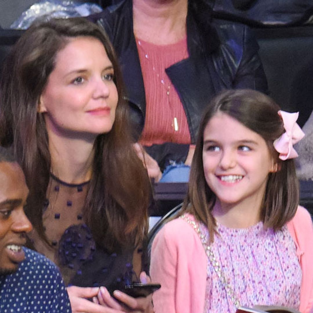 Suri Cruise is branded a 'mini Audrey Hepburn' in stylish photo with mum Katie Holmes