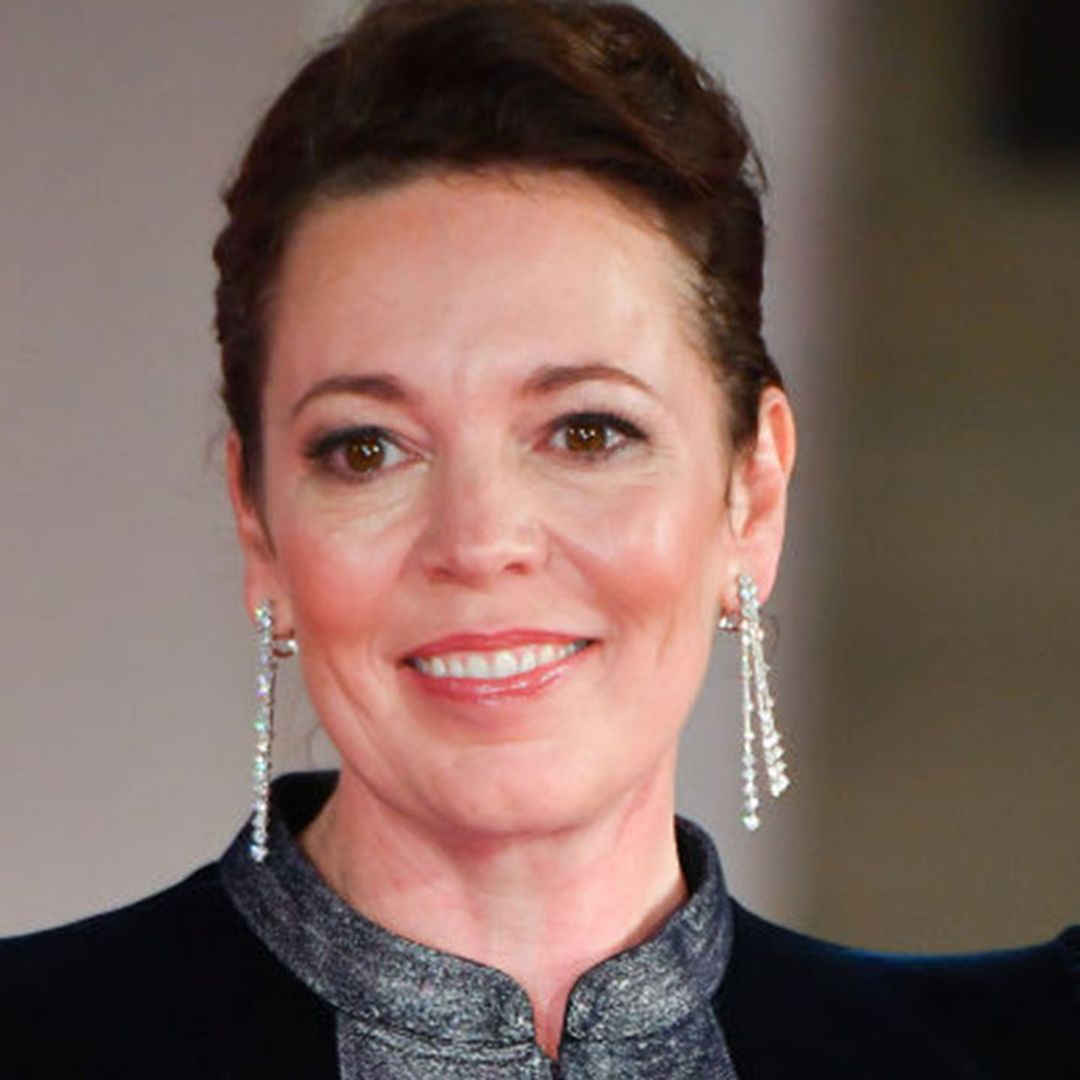 The Crown's Olivia Colman stuns in chic all-velvet look