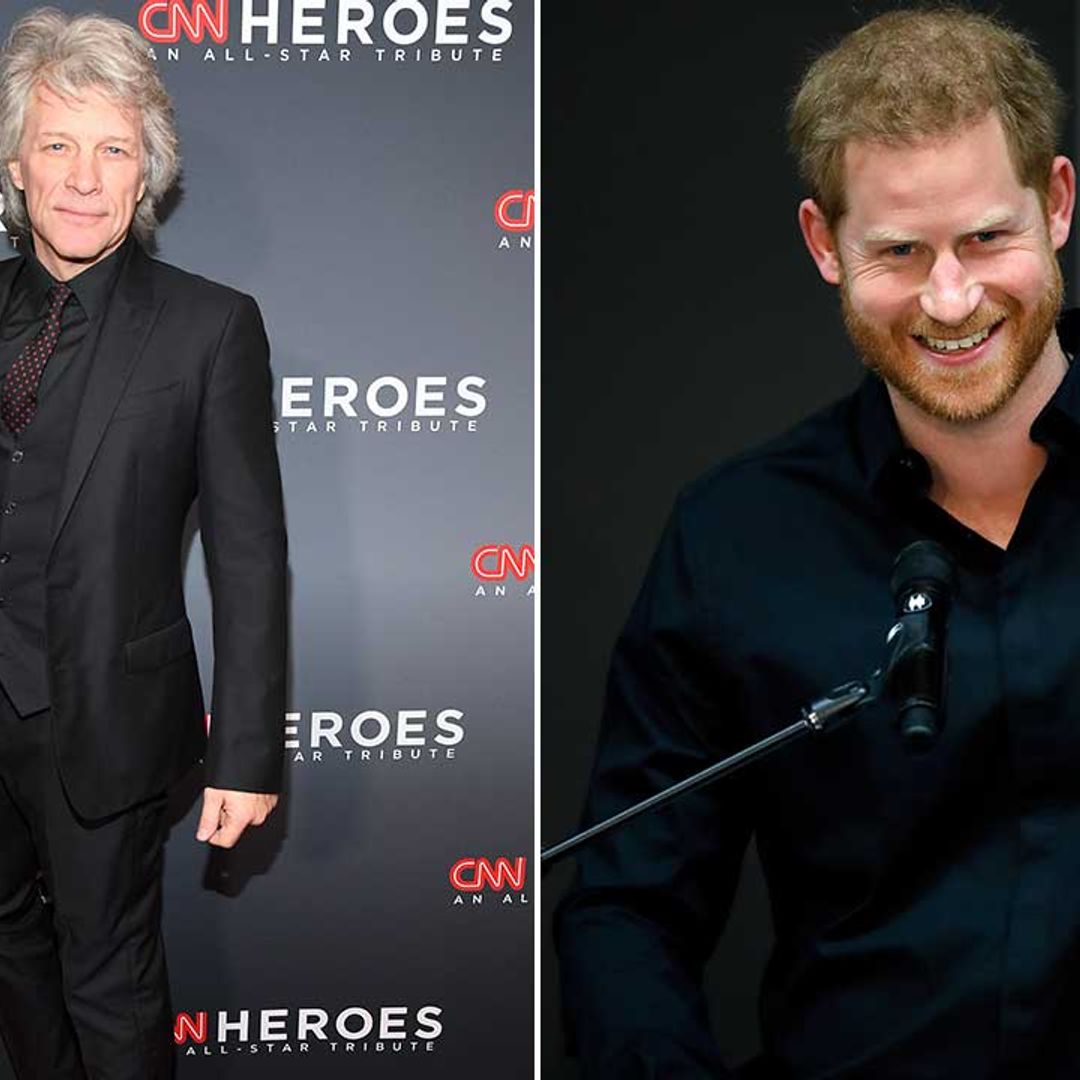 Prince Harry's hilarious text exchange with Jon Bon Jovi is the best video you'll see today
