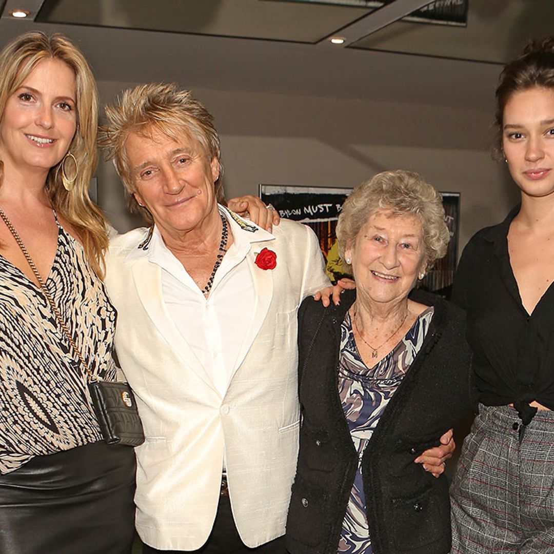 Rod Stewart and Rachel Hunter's daughter Renee celebrates birthday with rooftop family dinner – see the rare picture