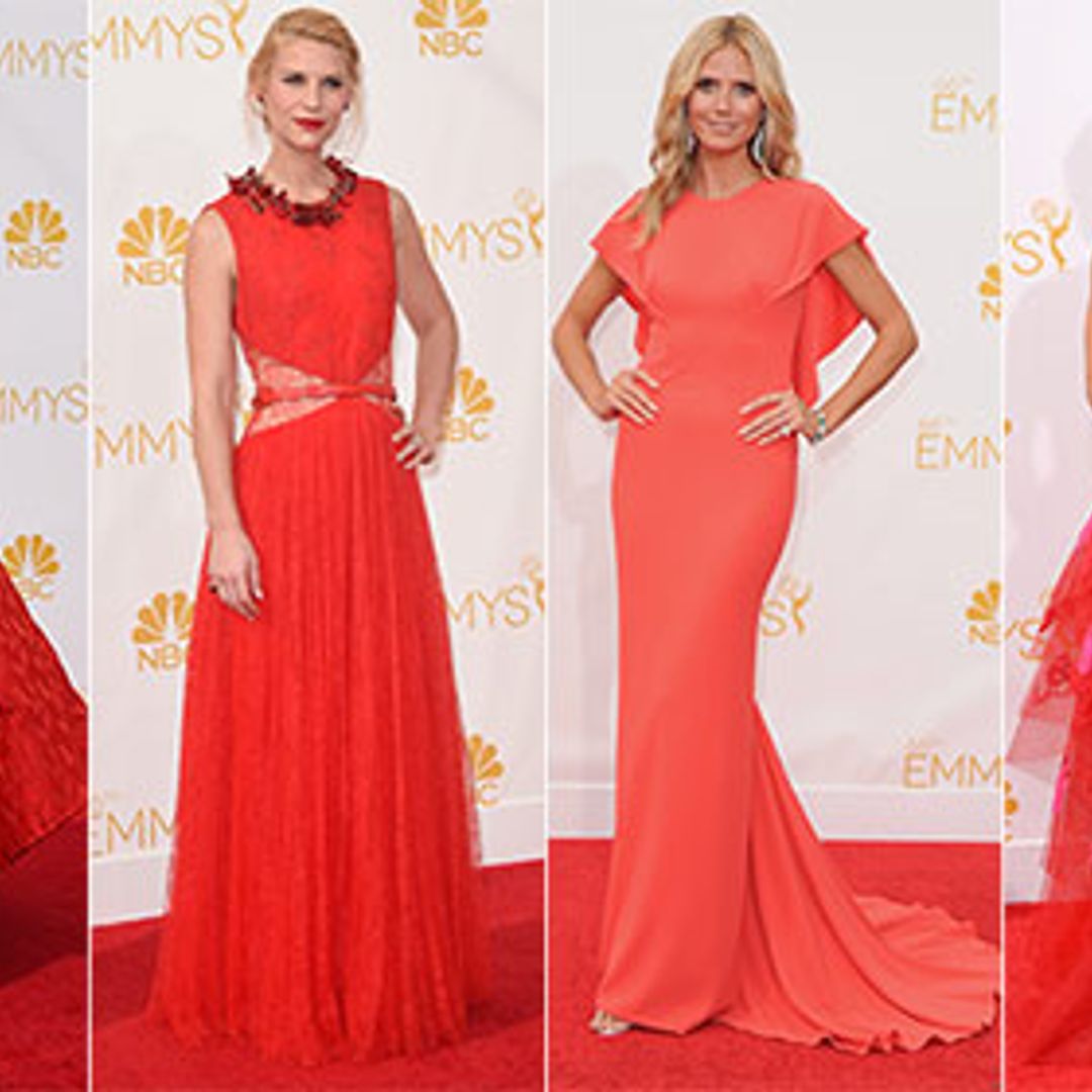 Ladies in red! Stars stun in scarlet on Emmys red carpet