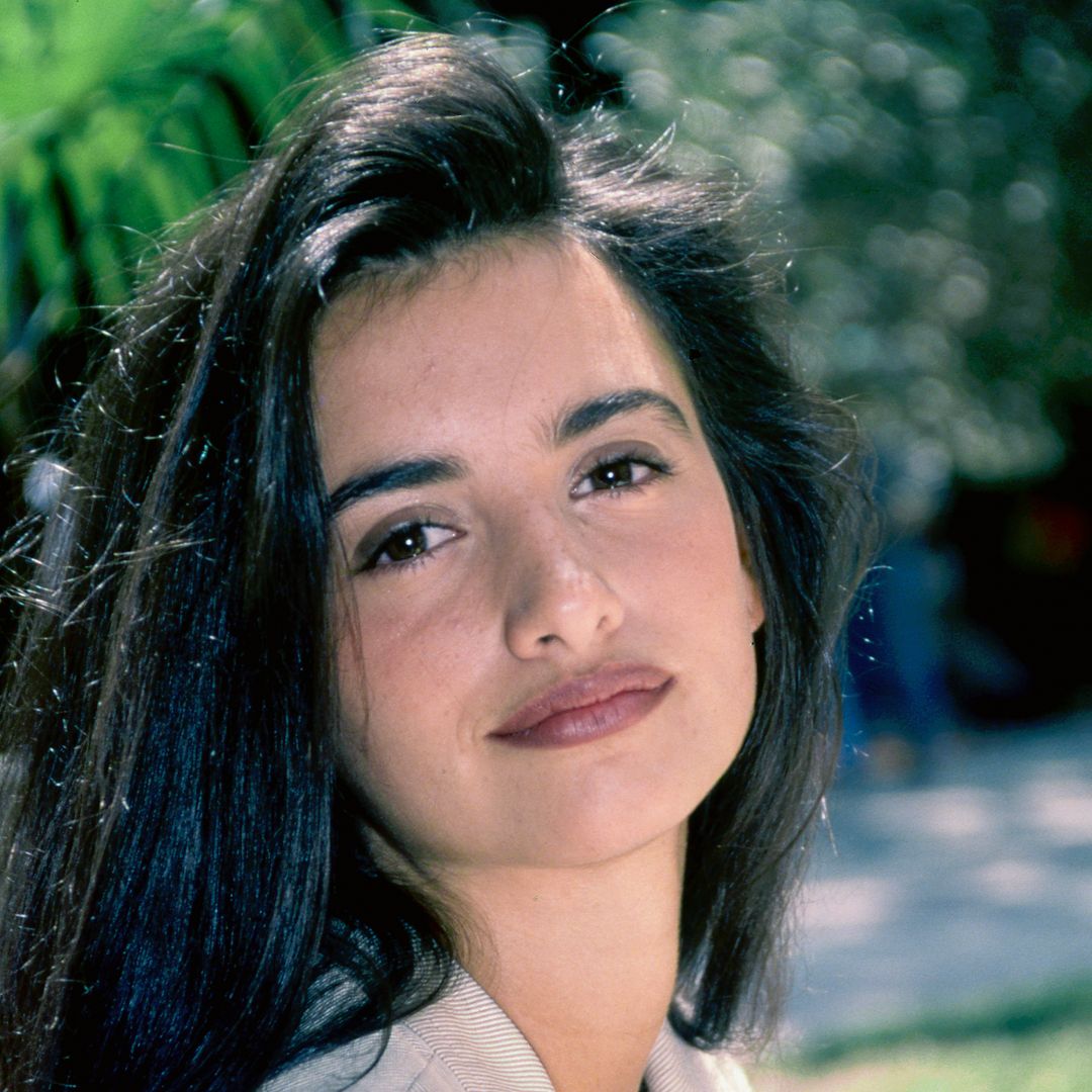 Portrait of Spanish model and actress Penelope Cruz, Madrid, Spain, 1992
