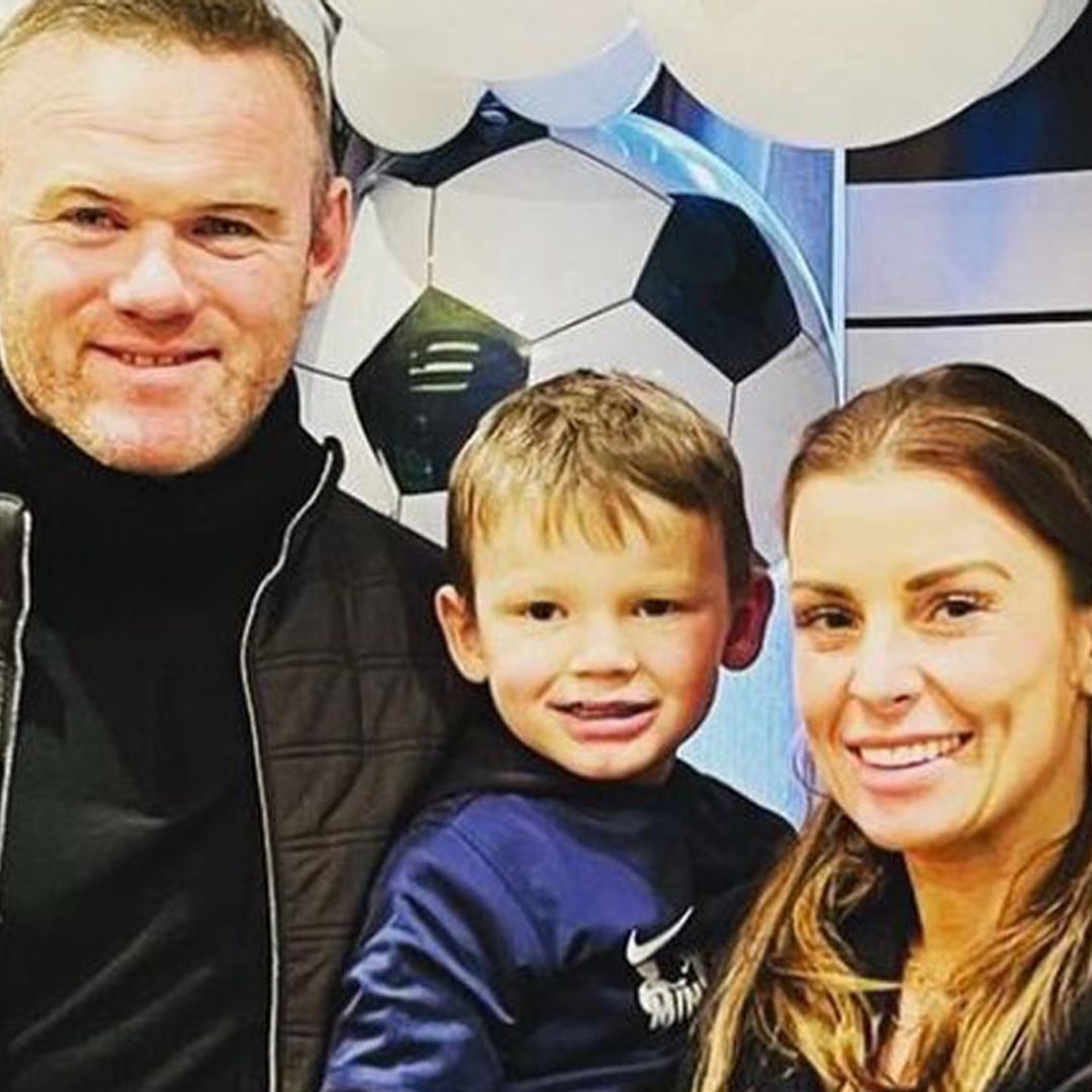 Coleen Rooney's son Kit's birthday cake could feed a football team