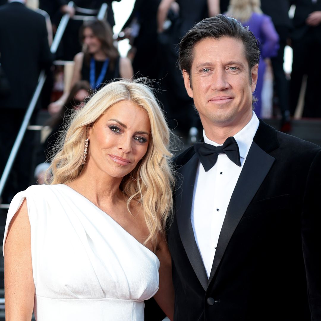 Strictly's Tess Daly wows in fitted one-shoulder bridal dress alongside Vernon Kay