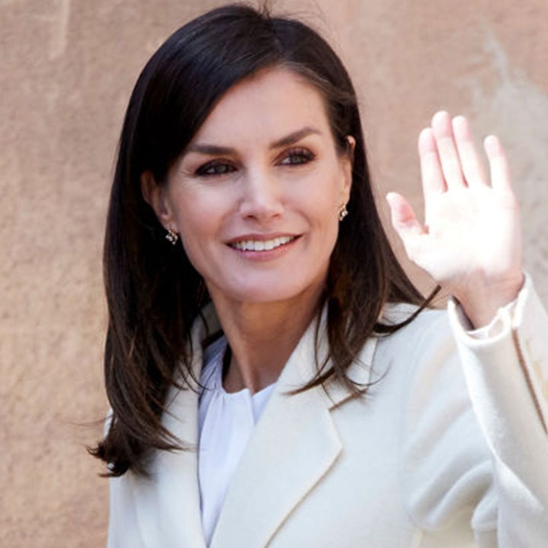 Queen Letizia stuns royal fans in the chicest monochrome outfit