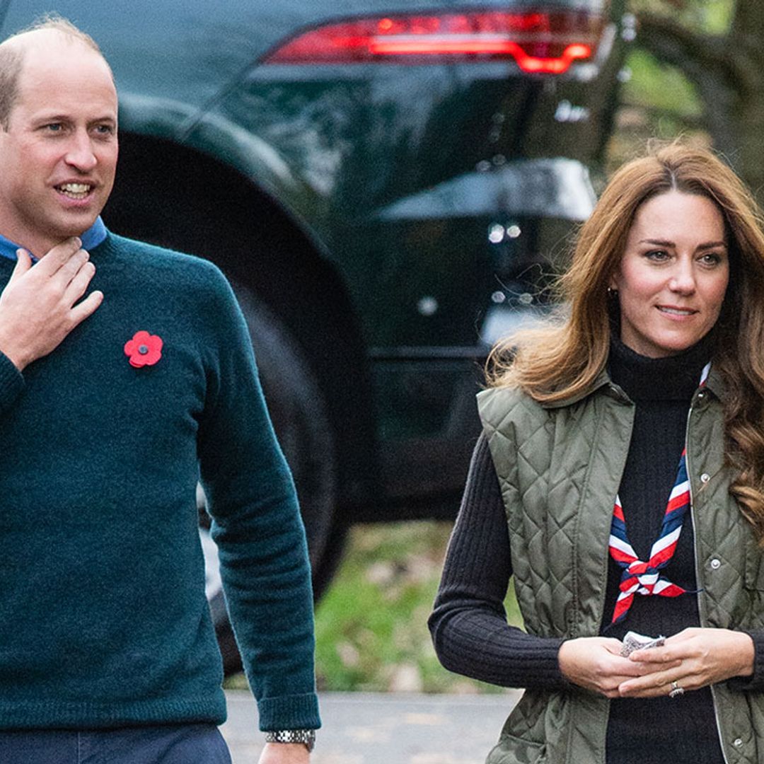 Prince William and Kate Middleton surprise Scouts in Glasgow after half-term break – best photos
