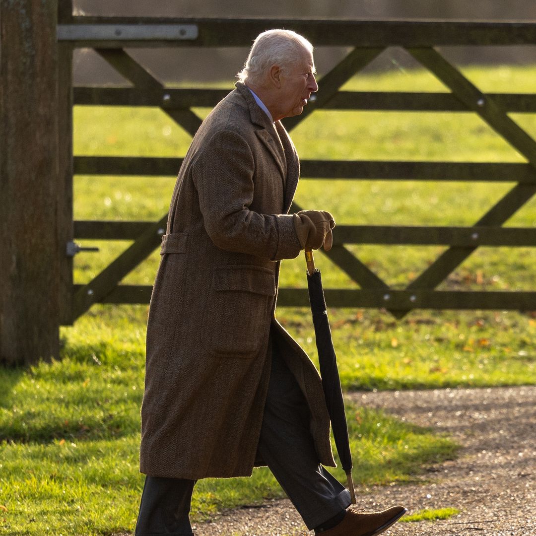 King Charles heads to church without Queen Camilla for last Sunday before Christmas