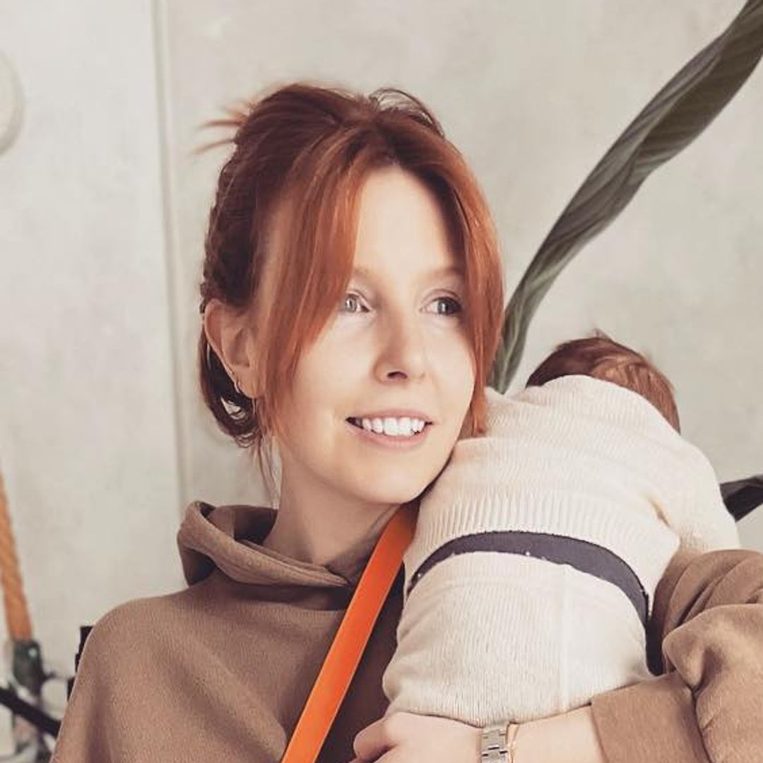 Stacey Dooley shares unseen photo of red-haired baby Minnie as she marks Father's Day
