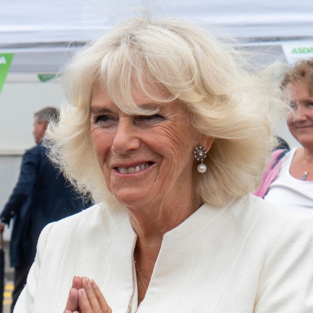 Duchess Camilla wows in chic neutrals and rocks a bouncy blowdry in Bristol