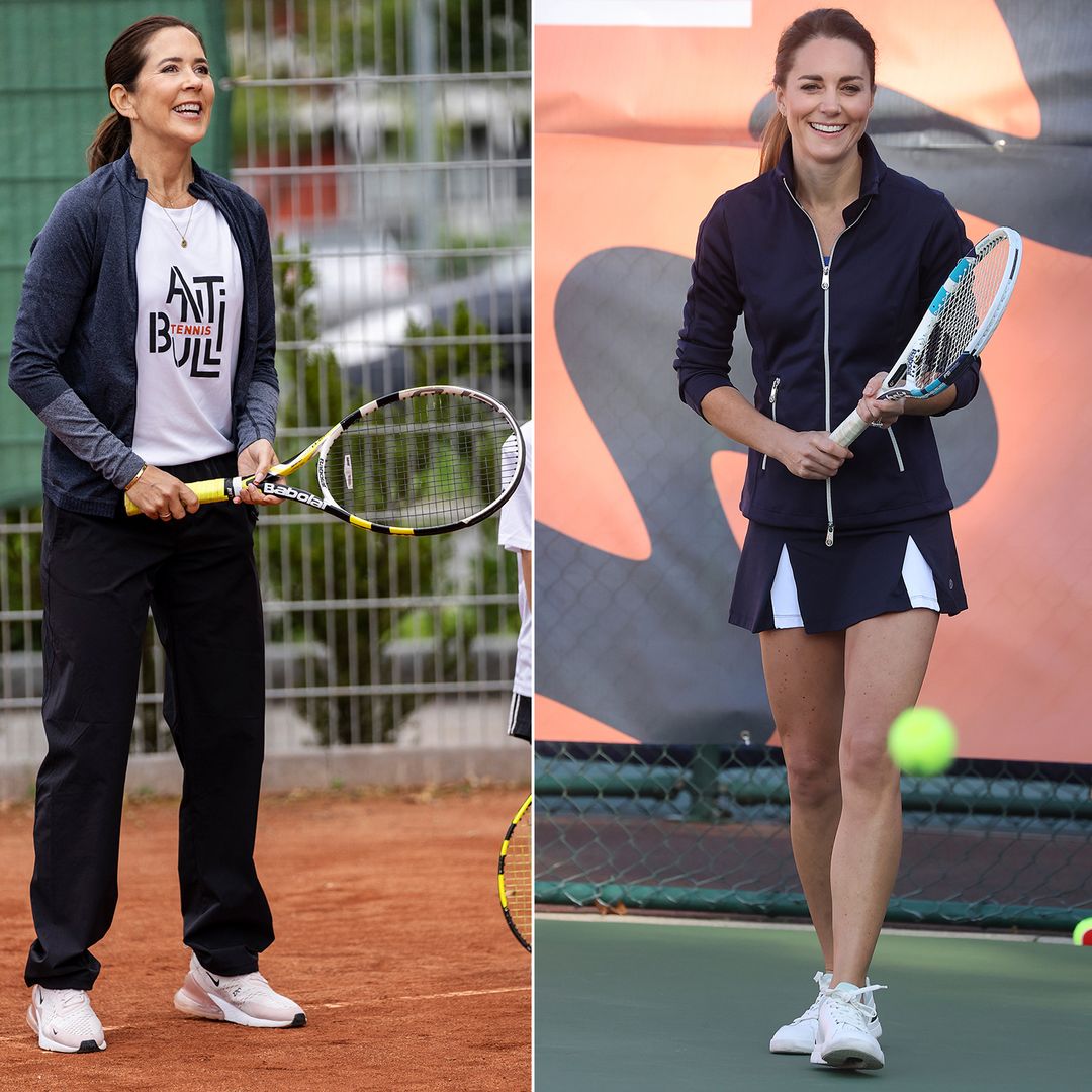 Royals playing tennis: Princess Kate, Queen Mary and more acing their serve