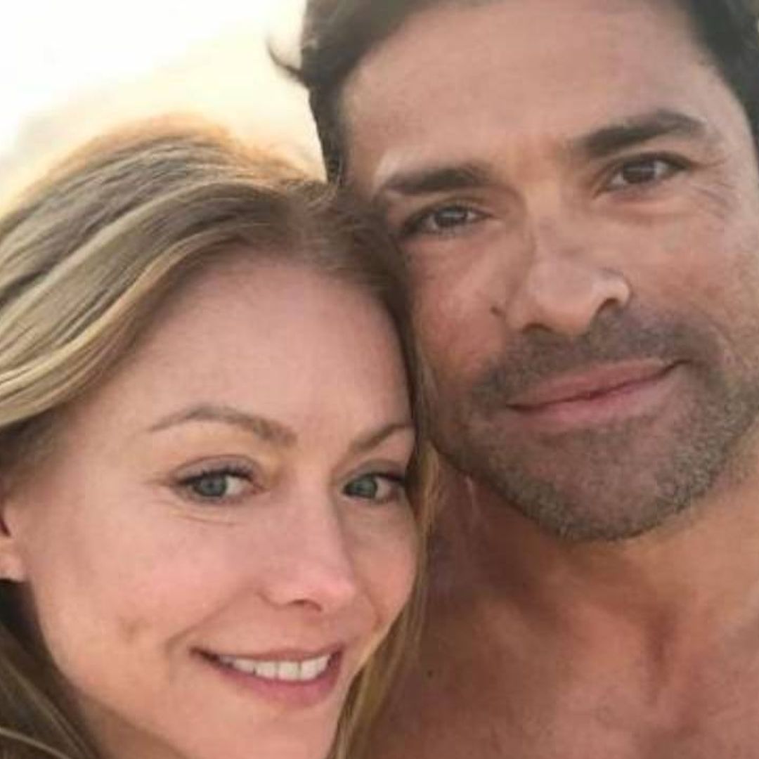 Kelly Ripa sizzles in yellow swimsuit in flashback photo with husband Mark Consuelos