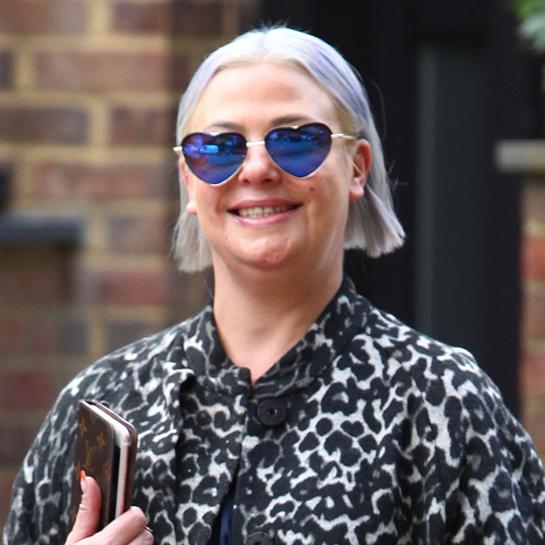 Lisa Armstrong shows off new bright purple hair – and fans love it!