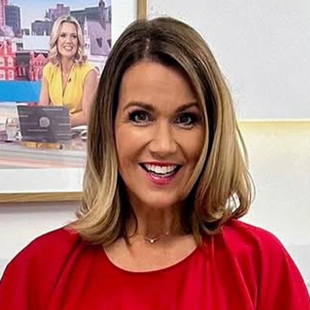 Susanna Reid, 54, sizzles on GMB in a red dress from Next - and it's only £36