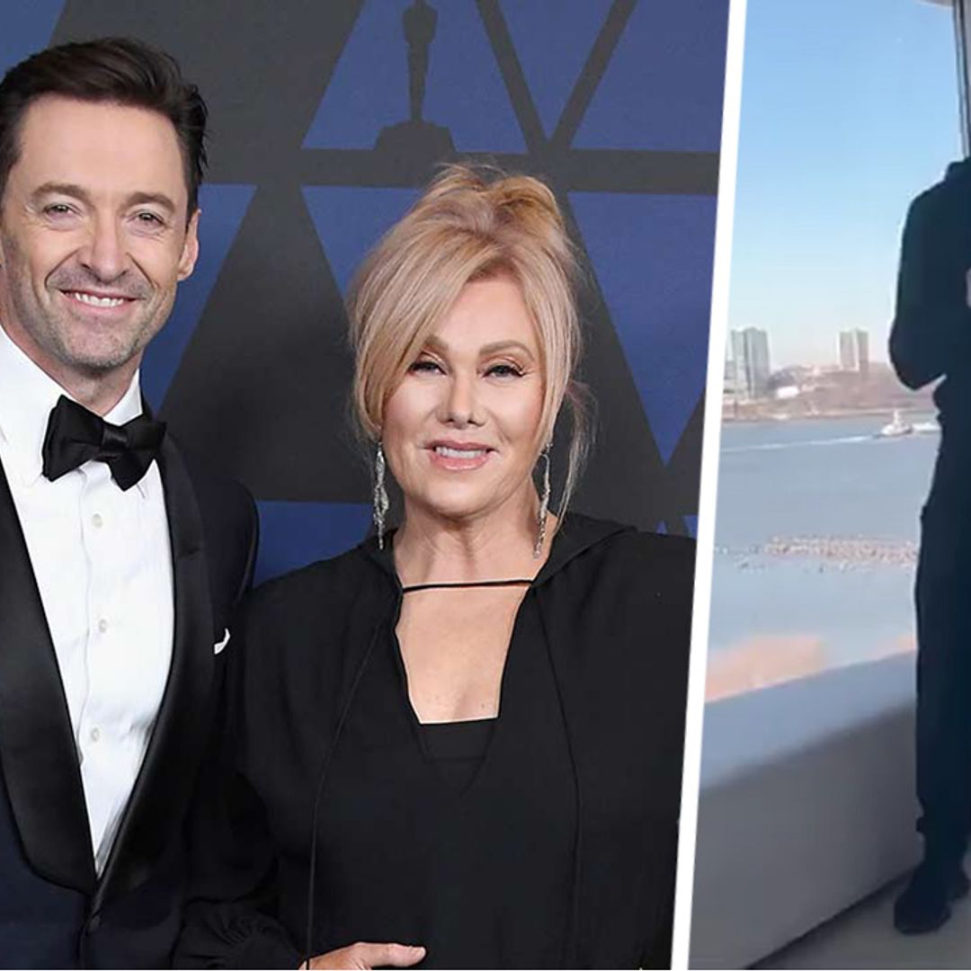 Hugh Jackman dances with wife Deborra in jaw-dropping $21m apartment – see unreal view