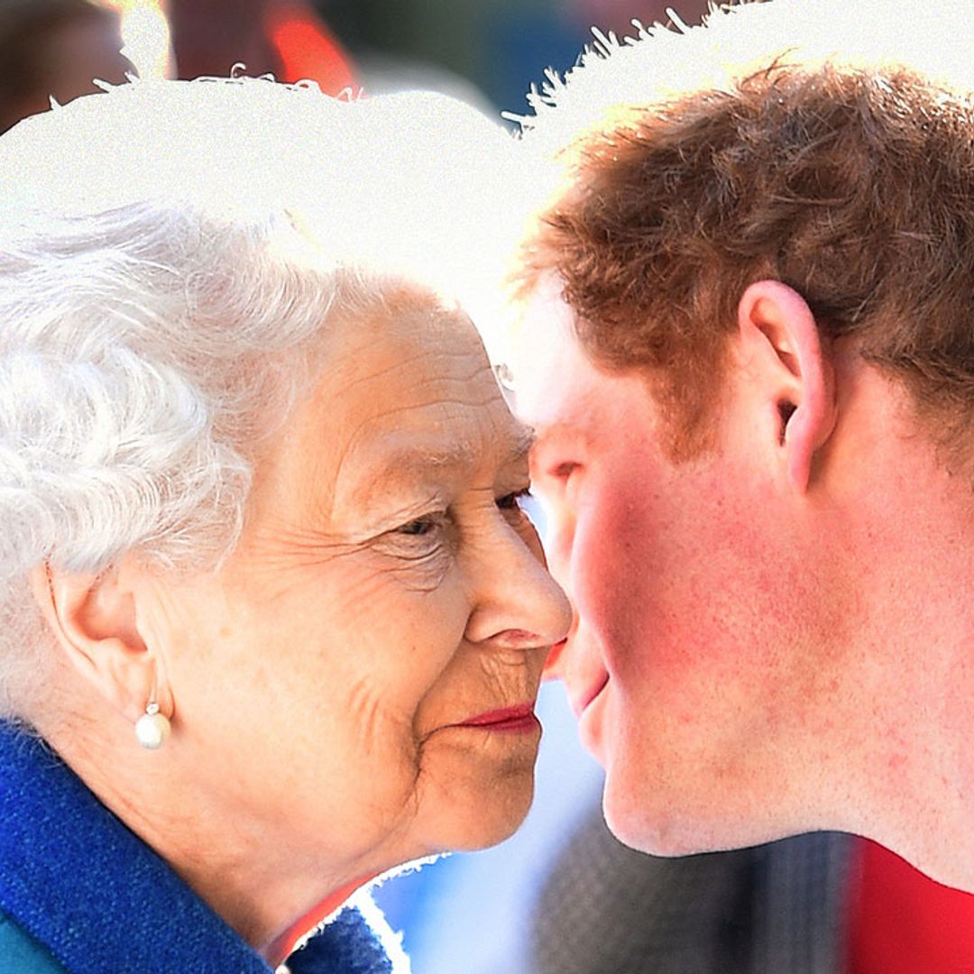 Buckingham Palace release touching photo of 'heartbroken' Prince Harry with the Queen