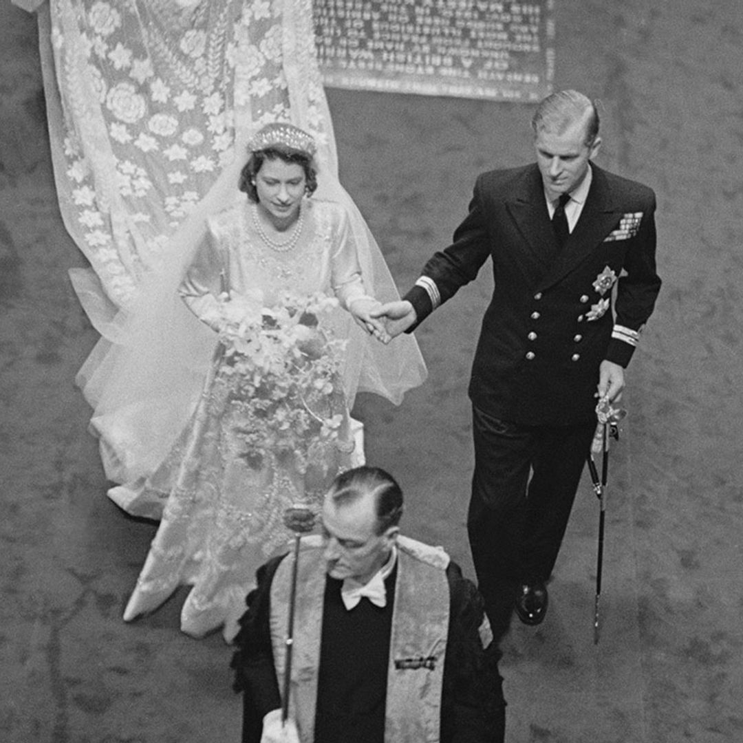 The Queen's wedding dress defied this one wartime rule