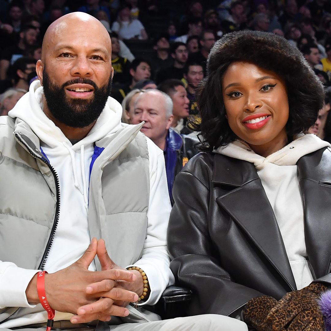 Jennifer Hudson supported by boyfriend Common at head-turning All Star Game halftime show performance