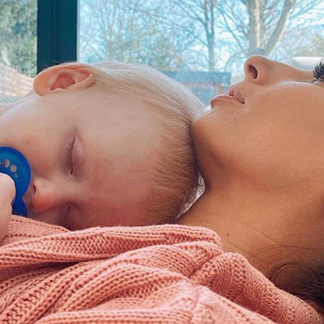 Stacey Solomon shares adorable photo of sleeping baby Rex - see his VERY quirky cot