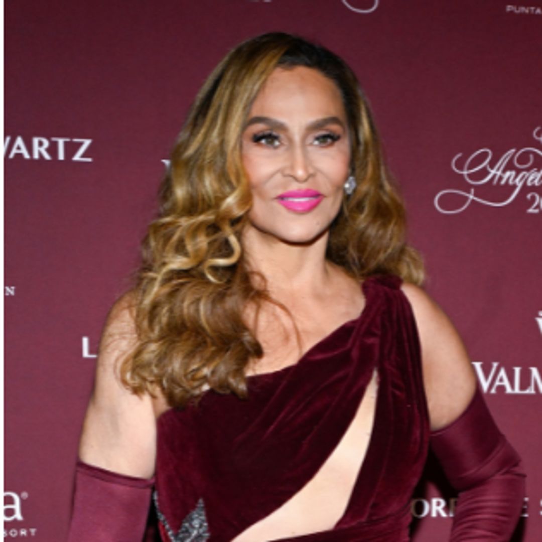Tina Knowles wows in daring cut-out outfit as she receives special honor at the Angel Ball in NYC alongside Blue Ivy