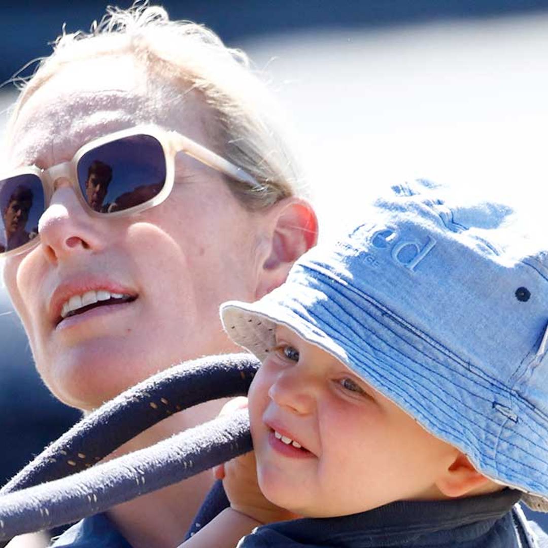 Zara Tindall's baby son Lucas steals the show at Gatcombe Park with hilarious antics
