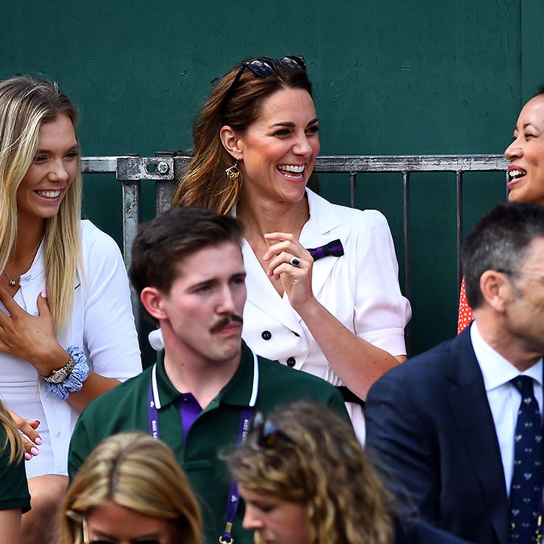 Kate Middleton is all laughs as she attends Wimbledon with pals - LIVE UPDATES