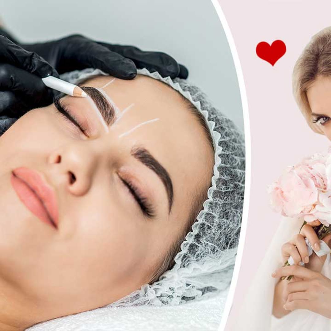 When should you get your eyebrows done before your wedding day?
