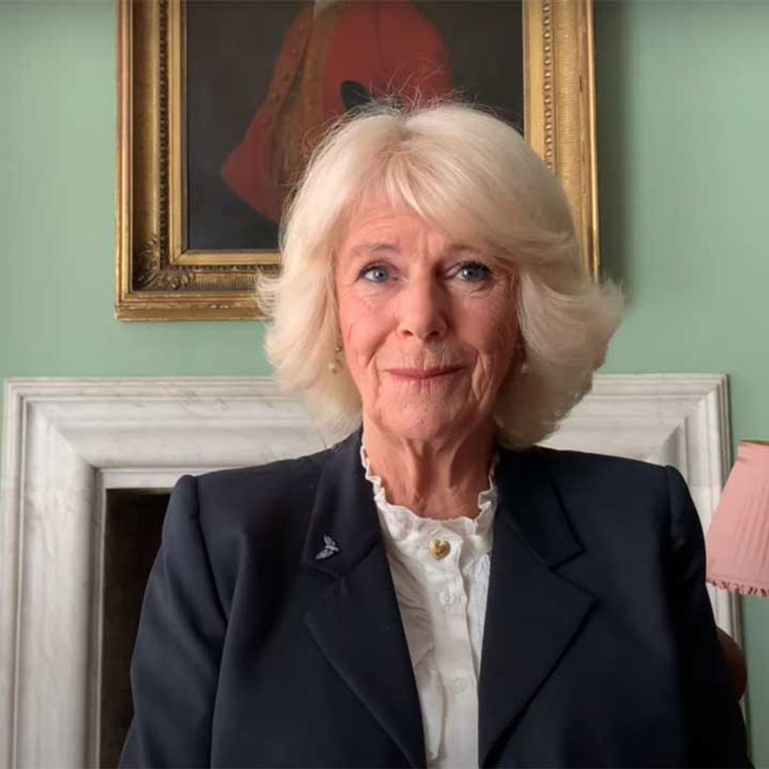 Prince Charles' wife Camilla reveals gorgeous pastel living room at London home