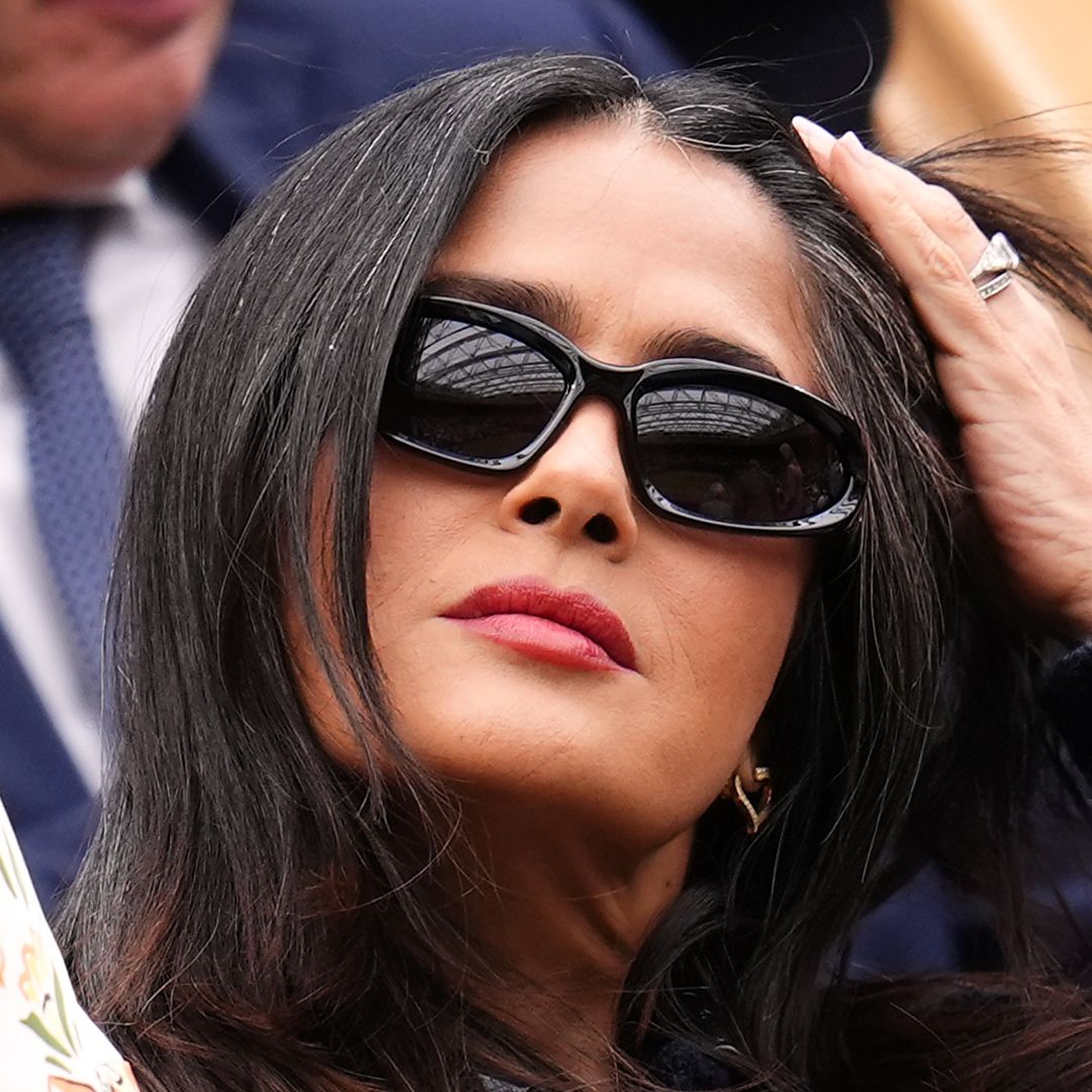 Salma Hayek brings Hollywood glamour to Wimbledon in the chicest co-ord