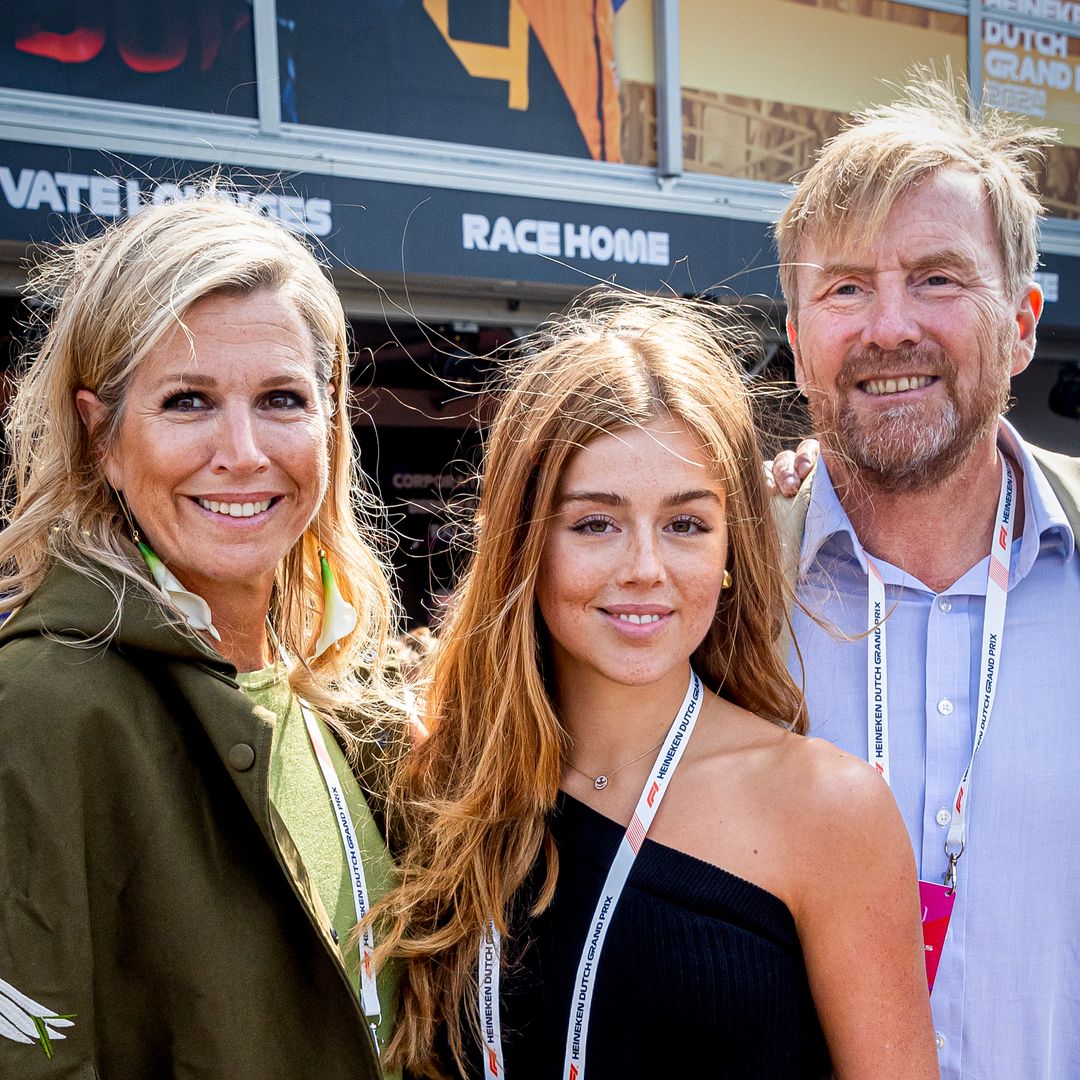 Princess Alexia joins parents Queen Maxima and King Willem-Alexander at Dutch Grand Prix before big move