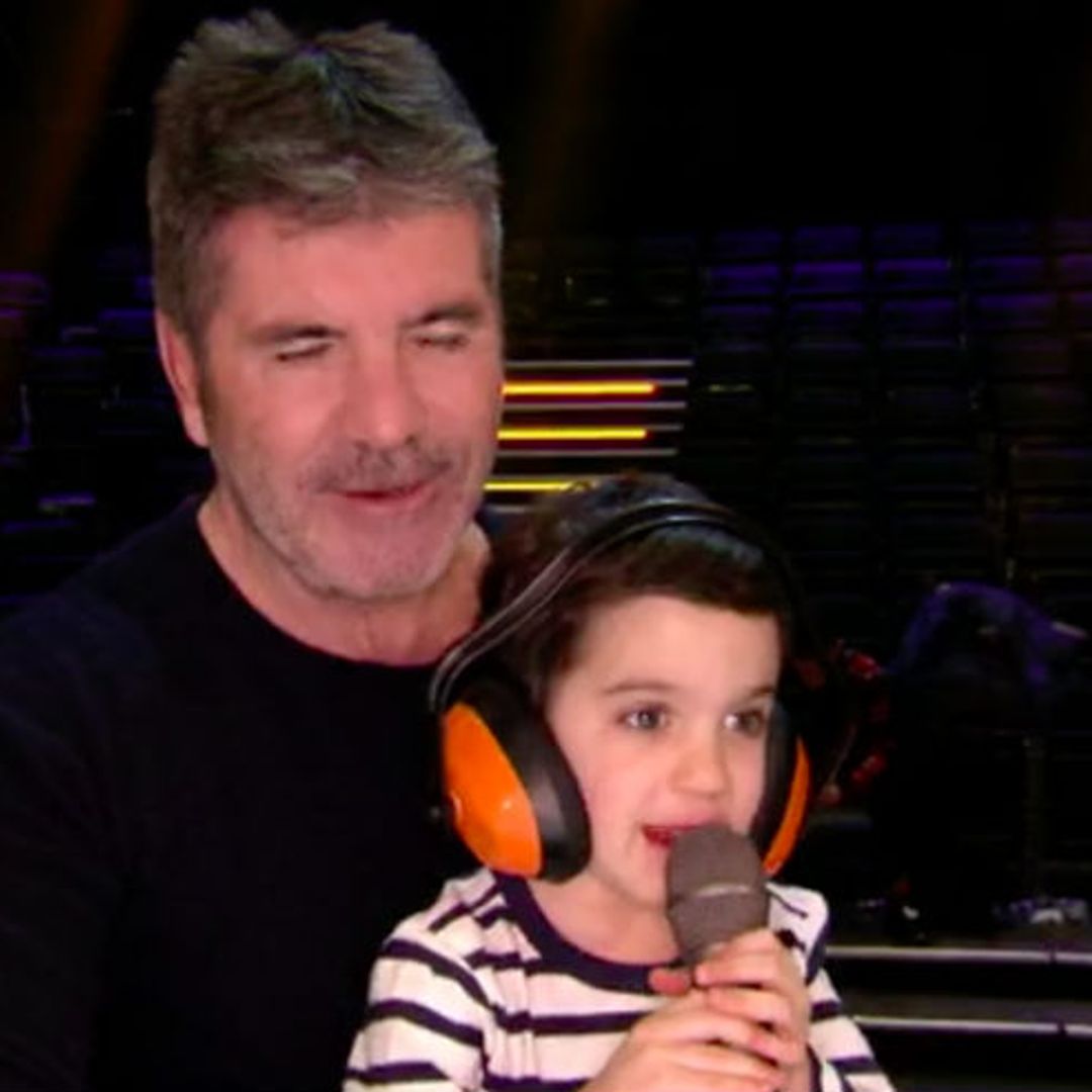 Simon Cowell's son Eric steals the show on The X Factor