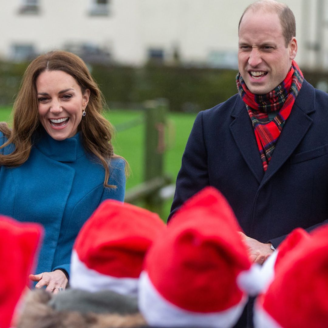 Duchess Kate and Prince William spread holiday cheer on royal train tour