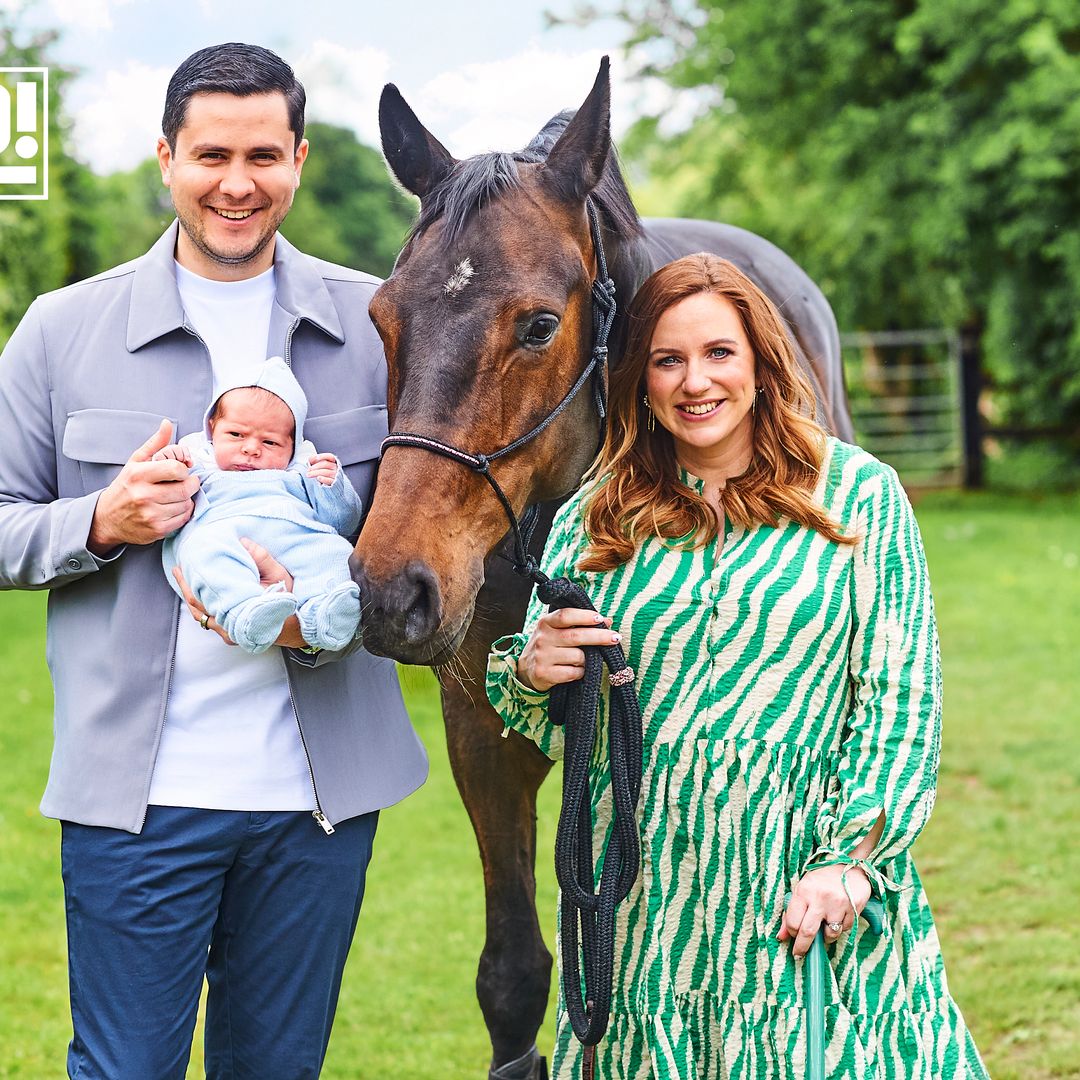 Exclusive: Paralympic dressage champion Natasha Baker shares first photos of baby boy and reveals his sweet name