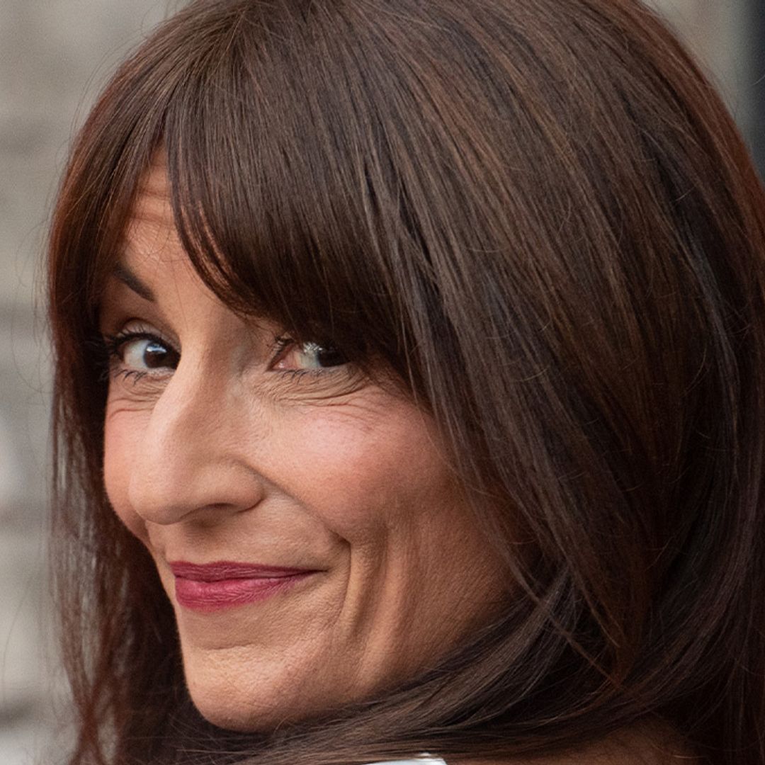 Davina McCall poses up a storm in luxurious lingerie set