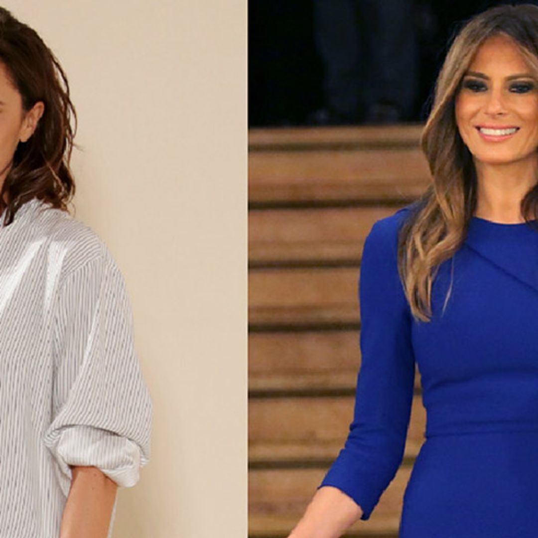 Victoria Beckham says Melania Trump wearing her designs is 'incredibly flattering'