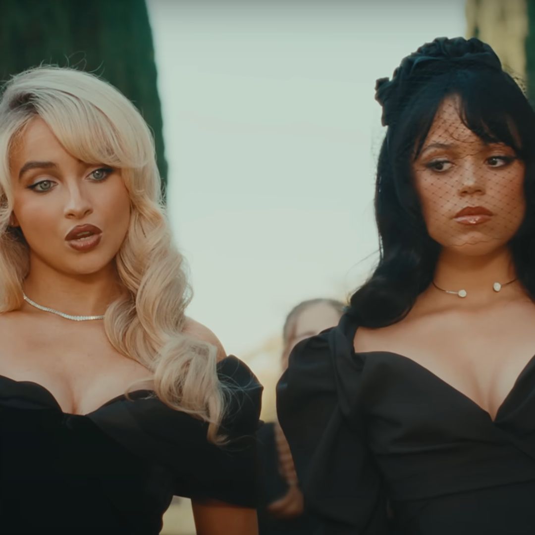 Jenna Ortega just starred in Sabrina Carpenter's new music video as both her love interest and murder victim