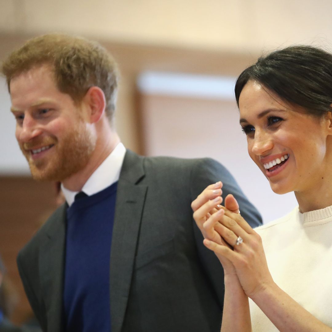 Prince Harry and Meghan Markle are the perfect dinner hosts in blink-and-you'll-miss-it moment