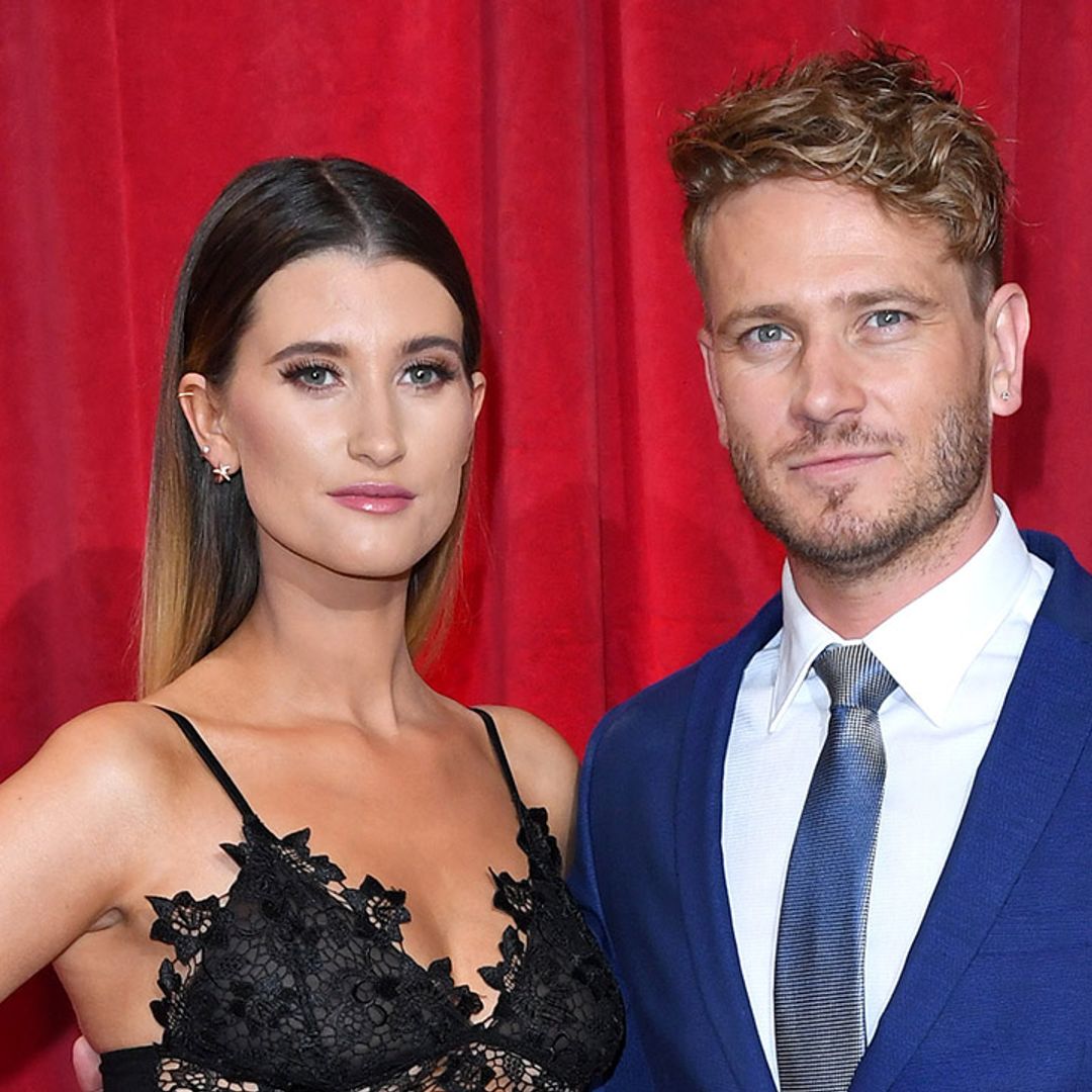 Charley Webb's husband Matthew Wolfenden makes rare appearance in new family video