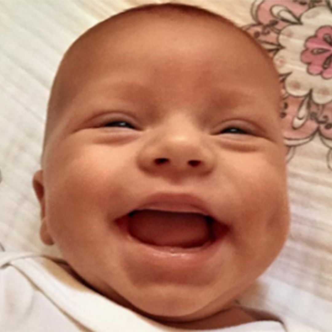 Jamie Oliver shares photo of baby River's first smile