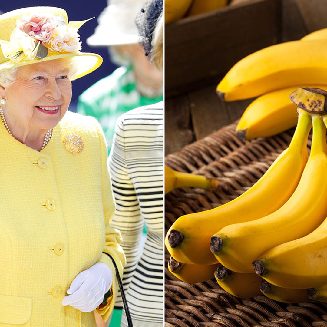 You won't believe how the Queen eats her bananas