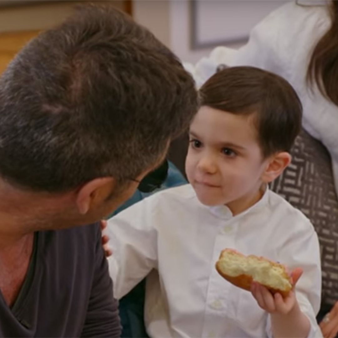 Simon Cowell is adorably upstaged by son Eric on Britain's Got More Talent