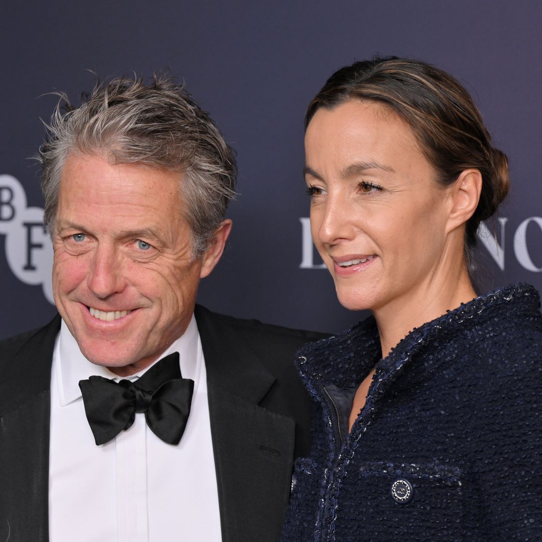 Hugh Grant, 64, and stunning wife Anna Eberstein, 41, look so loved up ...