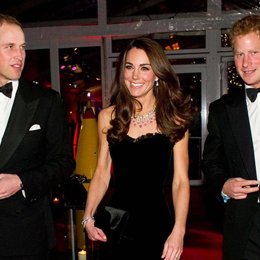 Prince William, Kate and Prince Harry host secret gala in London
