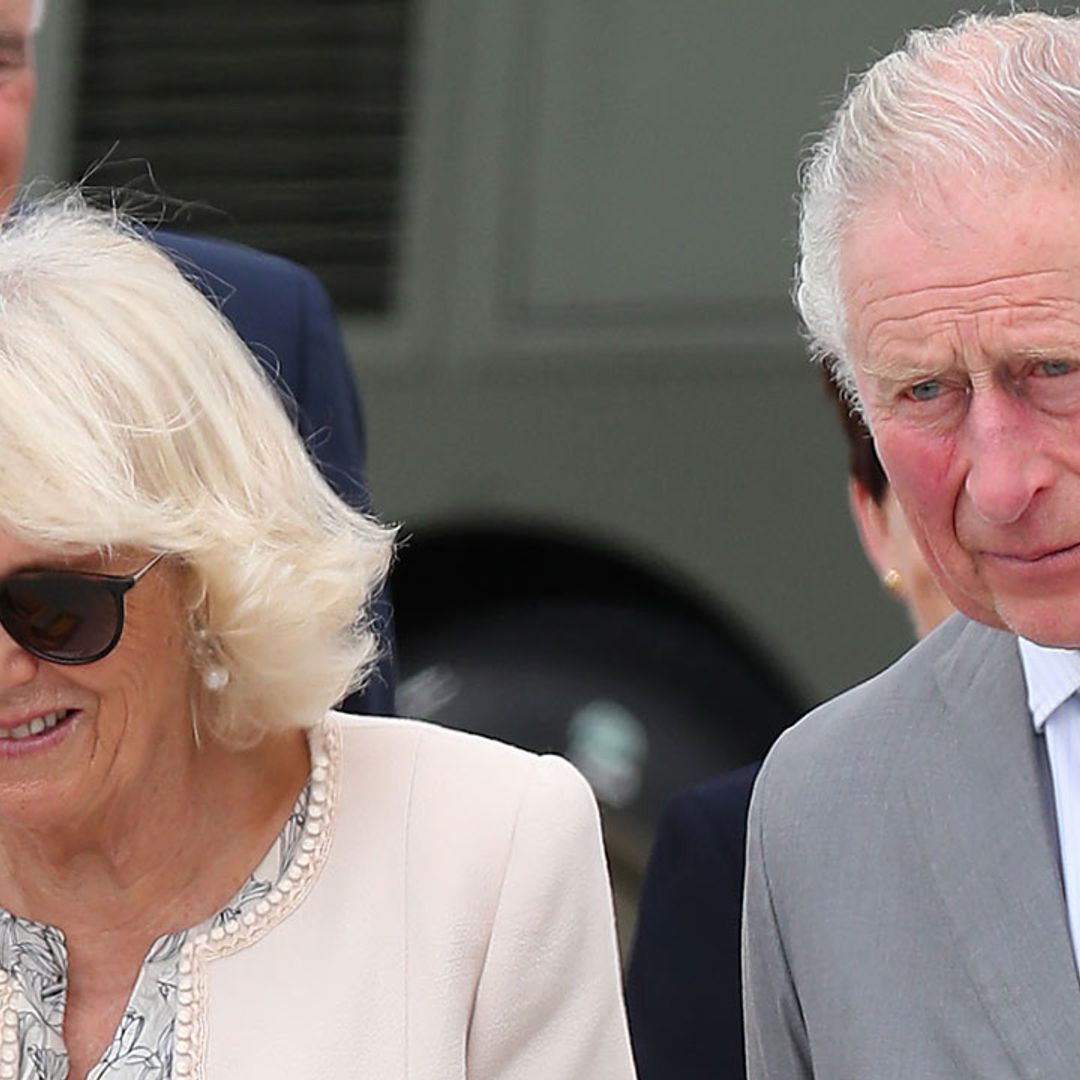 The Duchess of Cornwall arrives in style as she joins Prince Charles on the royal tour
