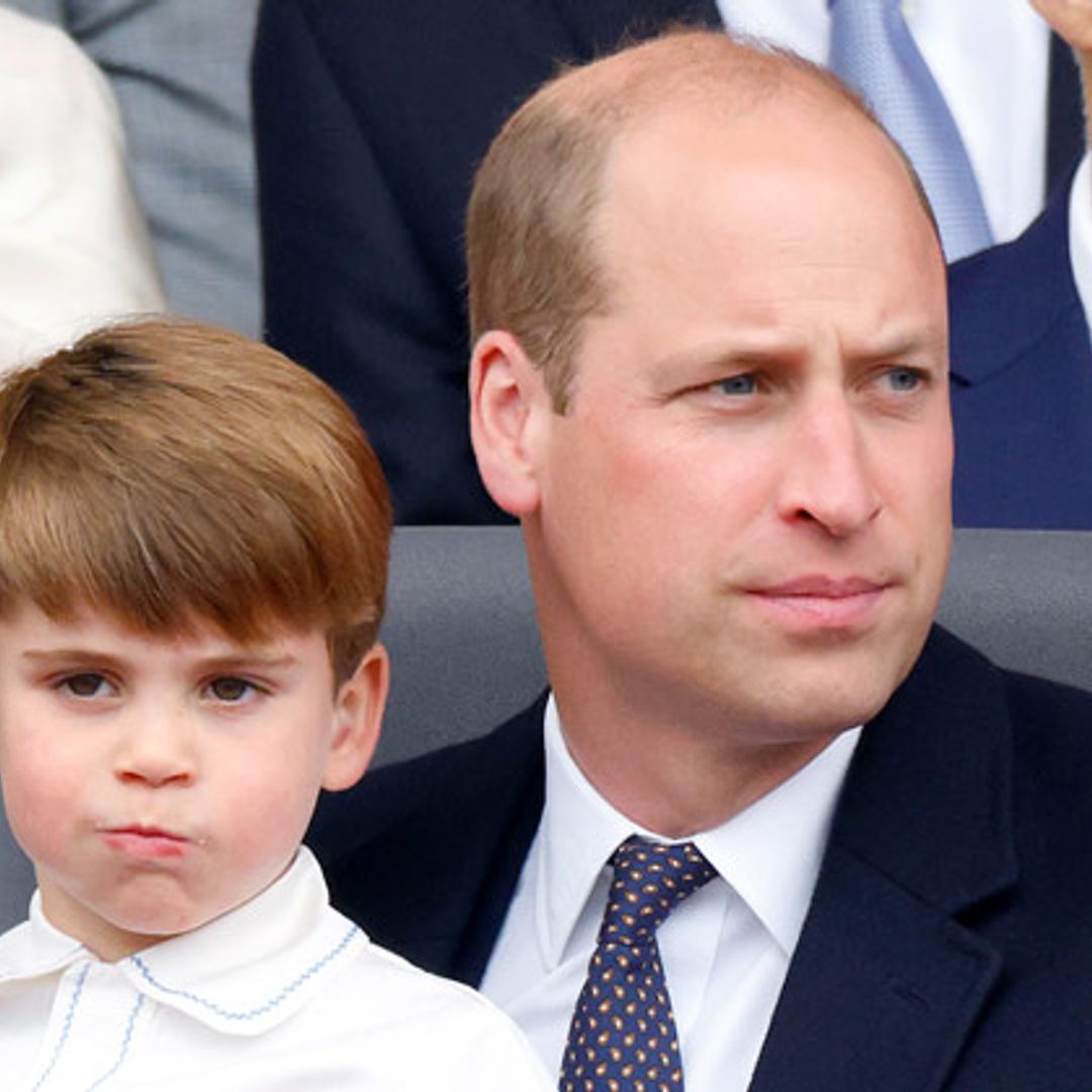 Prince William's balcony antics caught on camera - and he's just like Prince Louis