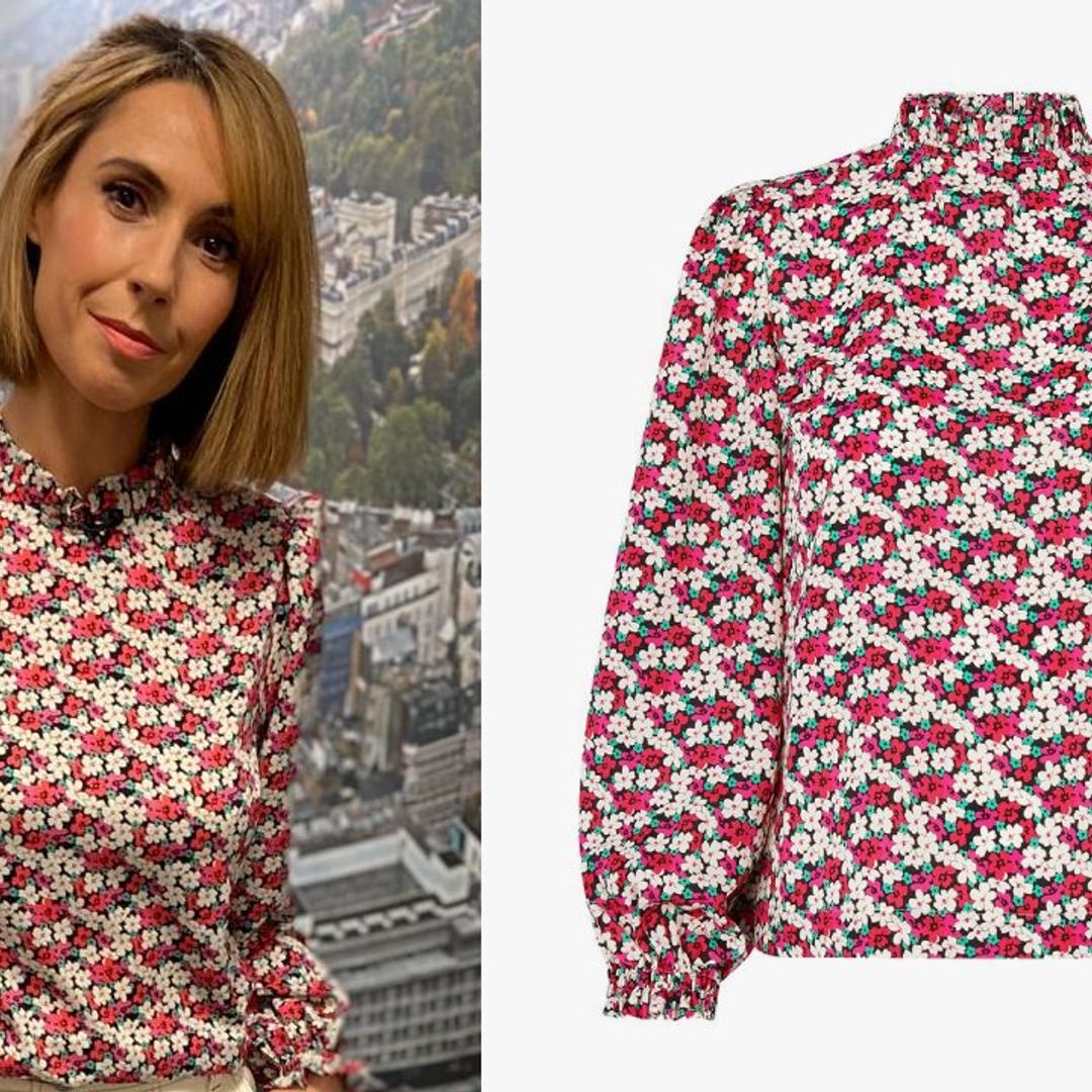Alex Jones wows in the prettiest floral blouse on The One Show - but it's selling out fast