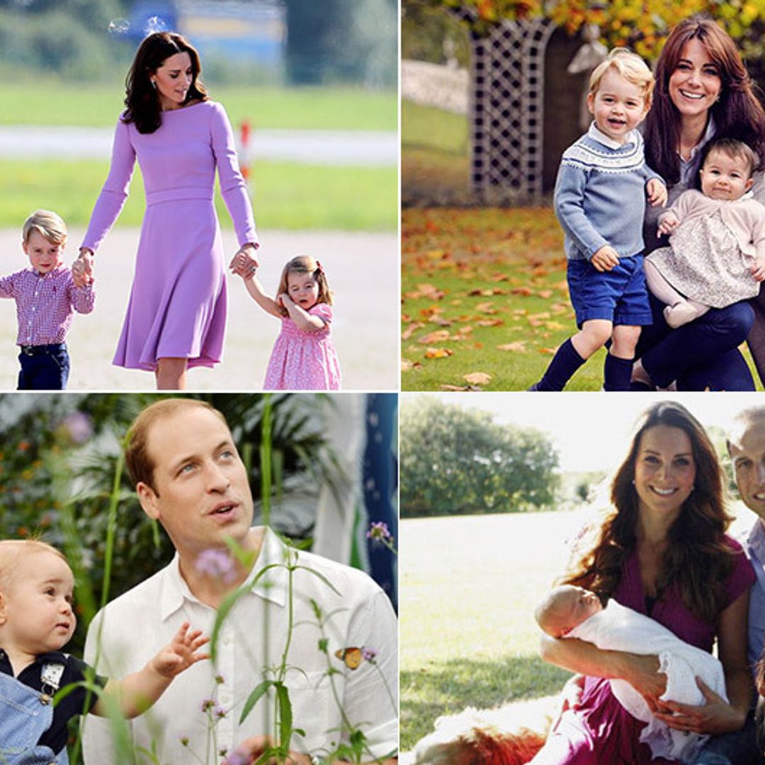 Prince William and Kate Middleton's best family photos with George and Charlotte