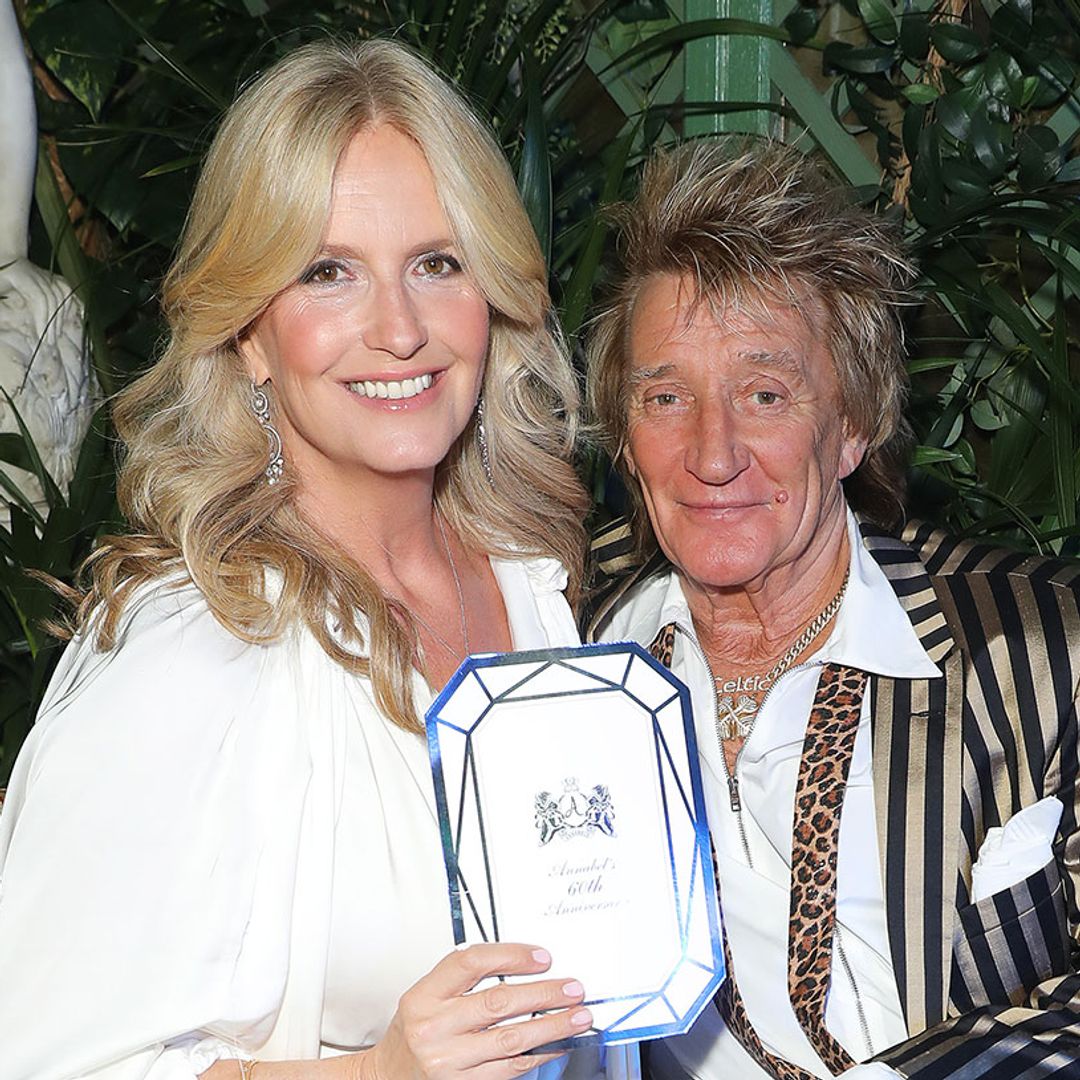 Sir Rod Stewart's towering son poses with Tess Daly's lookalike daughter