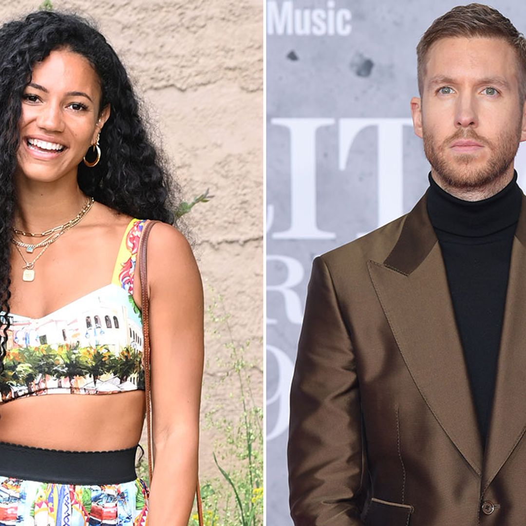 Vick Hope shares rare picture of Ibiza after visiting fiancé Calvin Harris